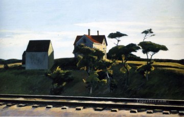 Edward Hopper Painting - Nueva York New Haven y Hartford Edward Hopper